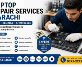 Laptop Repair Services in Karachi | Screen, Keyboard & Motherboard Repair